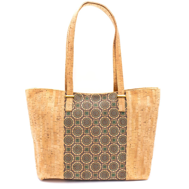 Natural cork bag with beautiful pattern women shoulder handbags BAG-374/624-handbag
