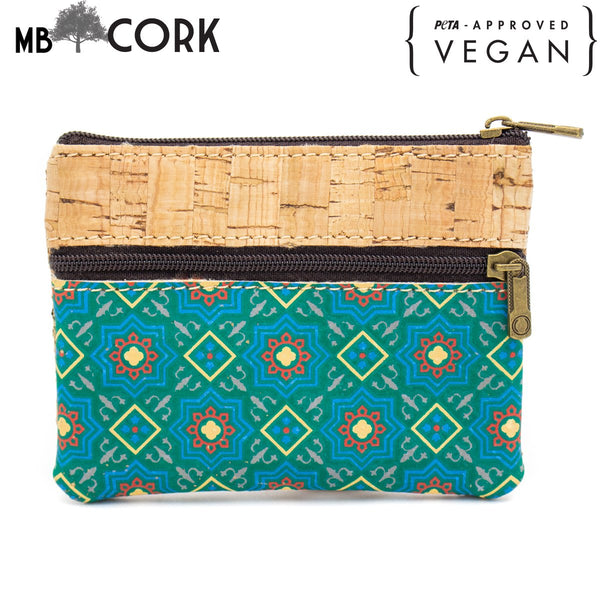 Cork Purse vegan eco women coin purse wallet bag  BAG49-01
