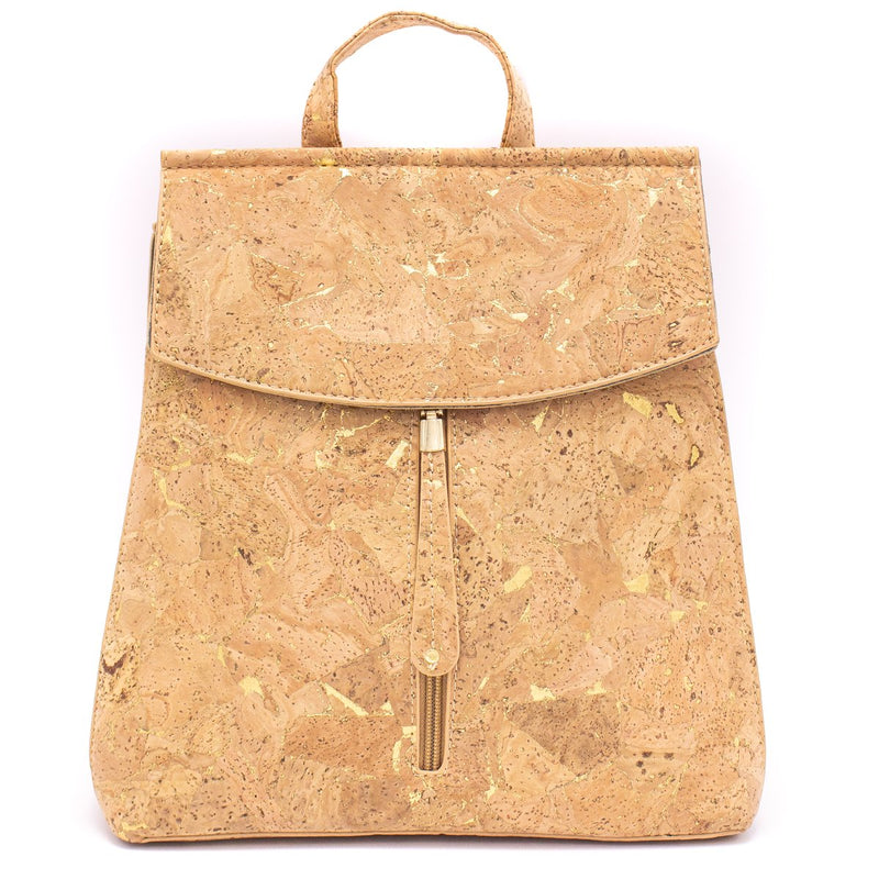 Natural cork with silver girls backpack BAG-322