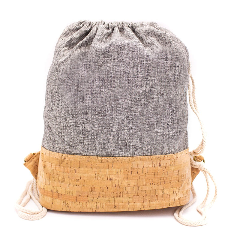 Cork Gymsack gym bag backpack sports bag cotton with cork BAG-601