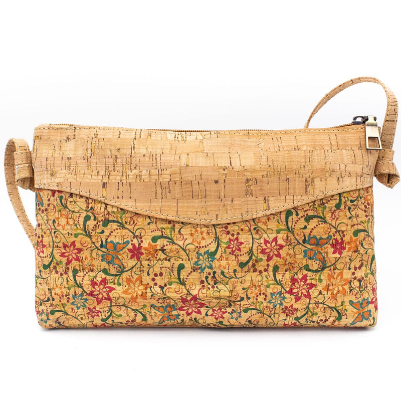 Bodycross cork lady bag Vine flower Pattern BAG-380-J