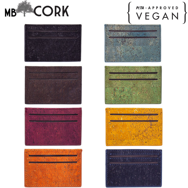 Cork Minimalist Wallet slim card wallet BAG-254-ABCDE