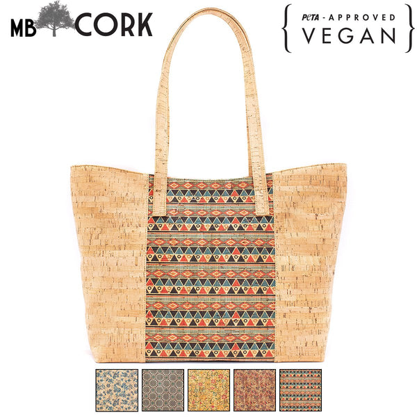 Natural cork bag with beautiful pattern women shoulder handbags BAG-374/624-handbag