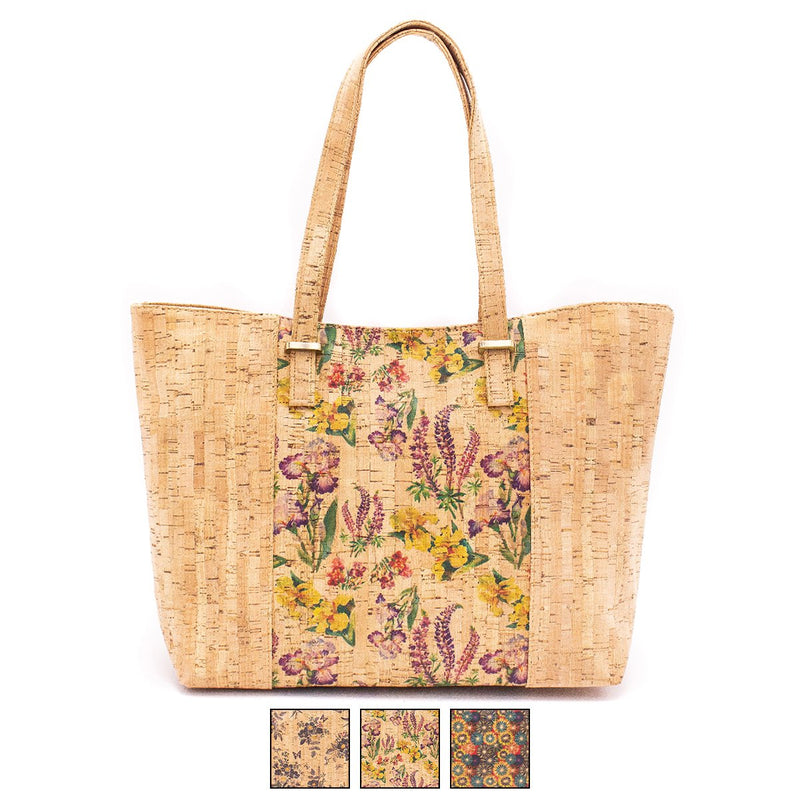 Natural cork bag with beautiful pattern women shoulder handbags BAG-374/624-handbag