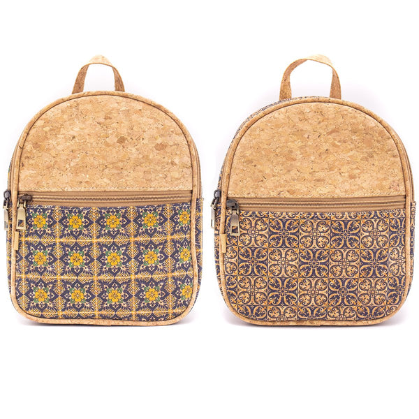 Natural cork girls women backpack  BAG-627-AB-Backpack