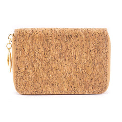 Flash Sales natural cork card wallet 9x13.5cm  -025