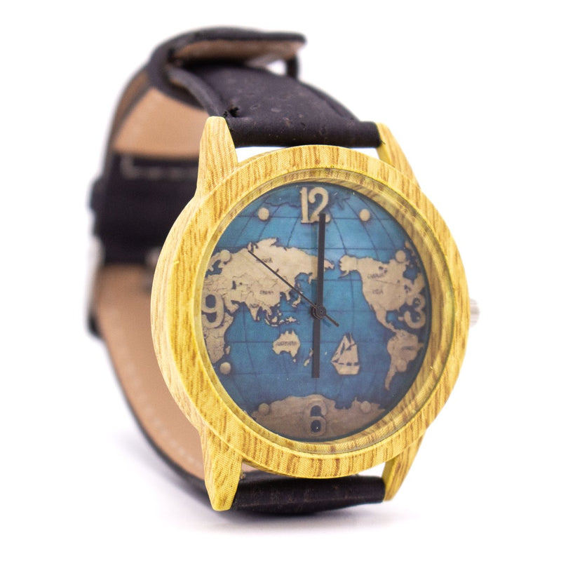 Cork watch three color watch cork strap women and men watch  WA-119