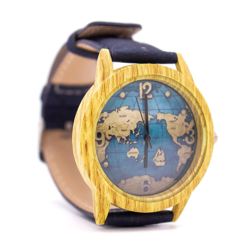 Cork watch three color watch cork strap women and men watch  WA-119