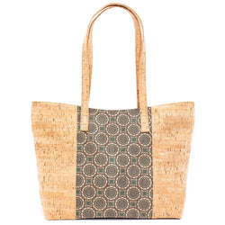 Natural cork bag with beautiful pattern women shoulder handbags BAG-374/624-handbag