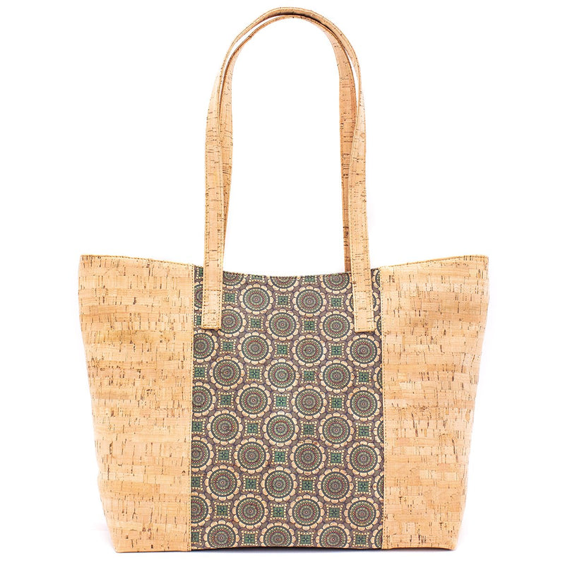 Natural cork bag with beautiful pattern women shoulder handbags BAG-374/624-handbag