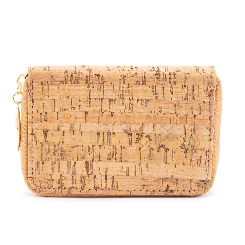 Flash Sales natural cork card wallet 9x13.5cm  -025