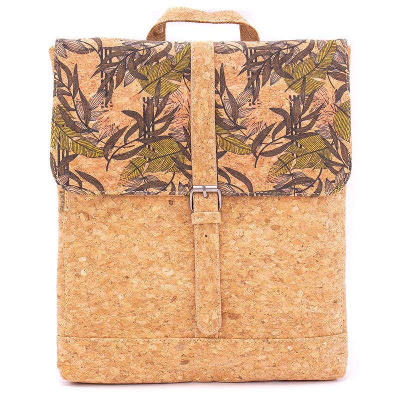 Cork Laptop backpack natural cork pattern Briefcase backpack BAG-619