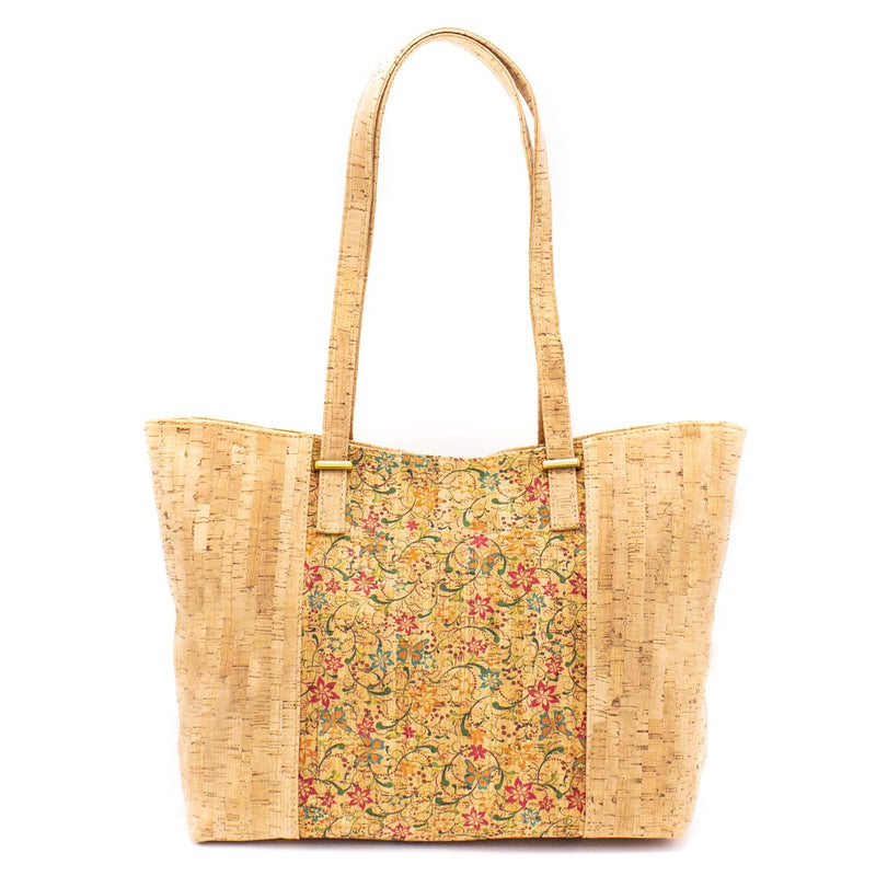 Natural cork bag with beautiful pattern women shoulder handbags BAG-374/624-handbag