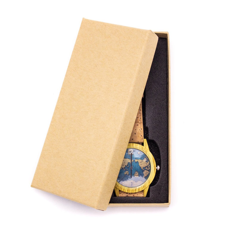 Cork watch three color watch cork strap women and men watch  WA-119