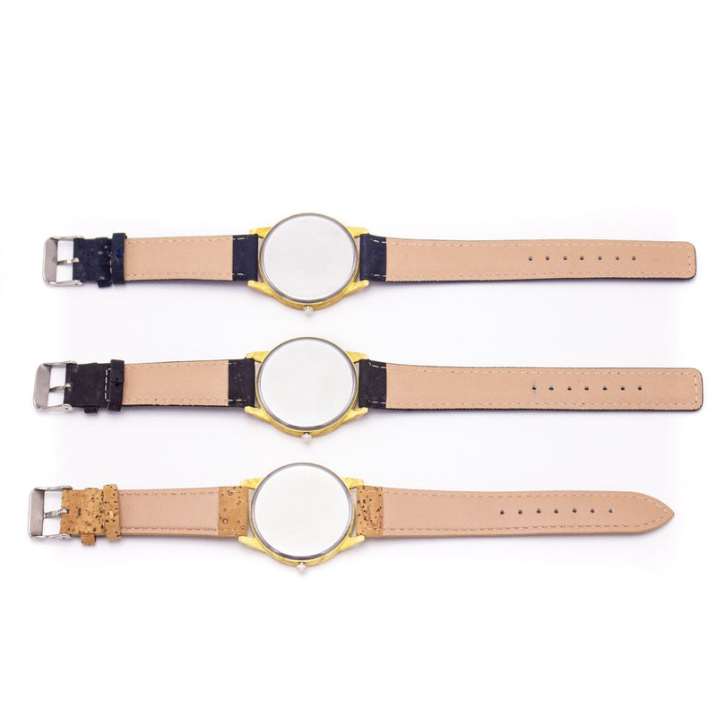 Cork watch three color watch cork strap women and men watch  WA-119