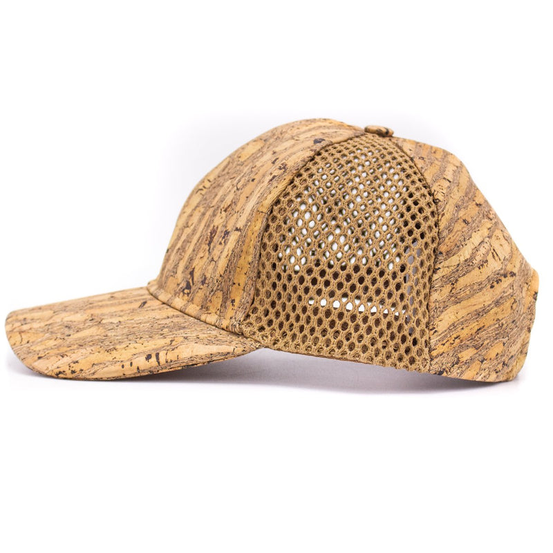 Stripe Cork hat natural cork Baseball cap L-507