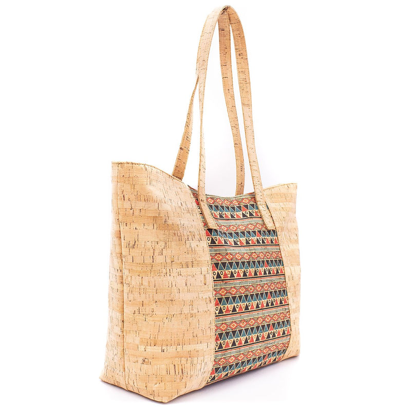Natural cork bag with beautiful pattern women shoulder handbags BAG-374/624-handbag