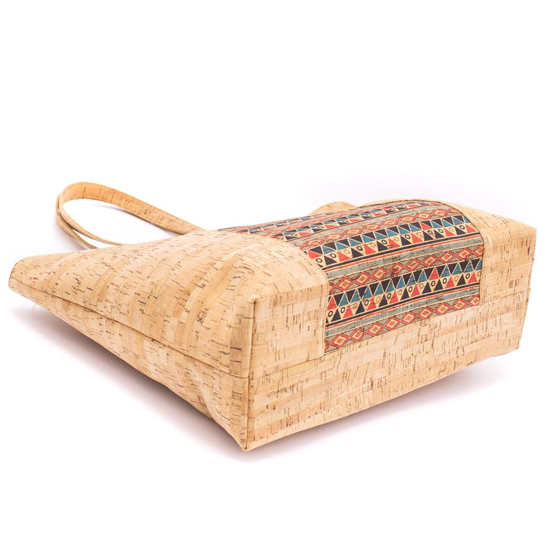 Natural cork bag with beautiful pattern women shoulder handbags BAG-374/624-handbag