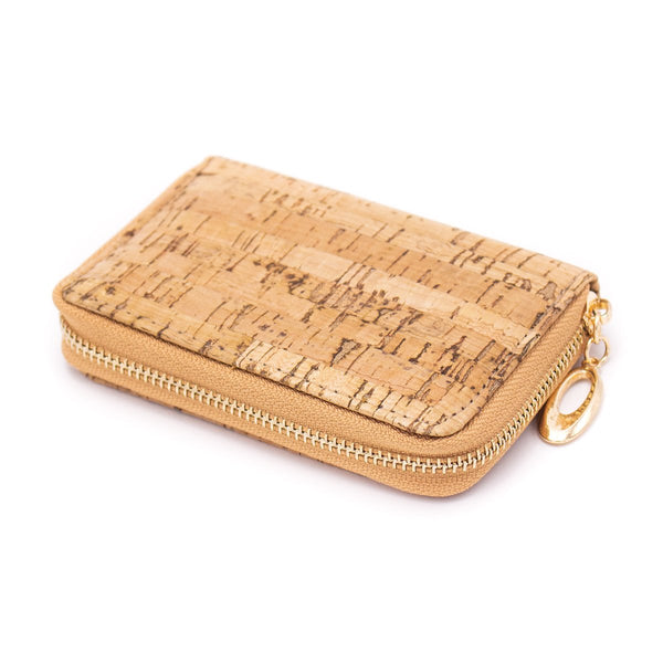 Flash Sales natural cork card wallet 9x13.5cm  -025