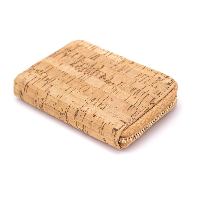 Flash Sales natural cork card wallet 9x13.5cm  -025