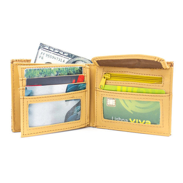 PROMOTIONAL Cork with fake leather wallet LE-004-B