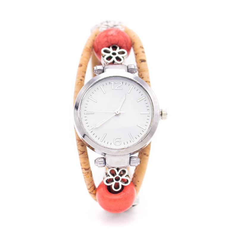 Handmade cork watch for women WA-141