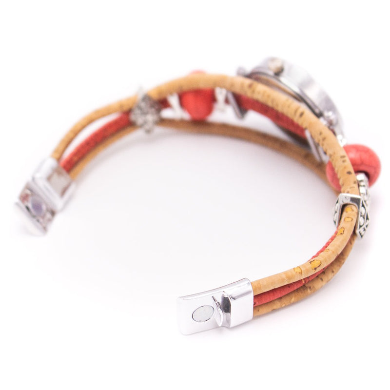 Handmade cork watch for women WA-141