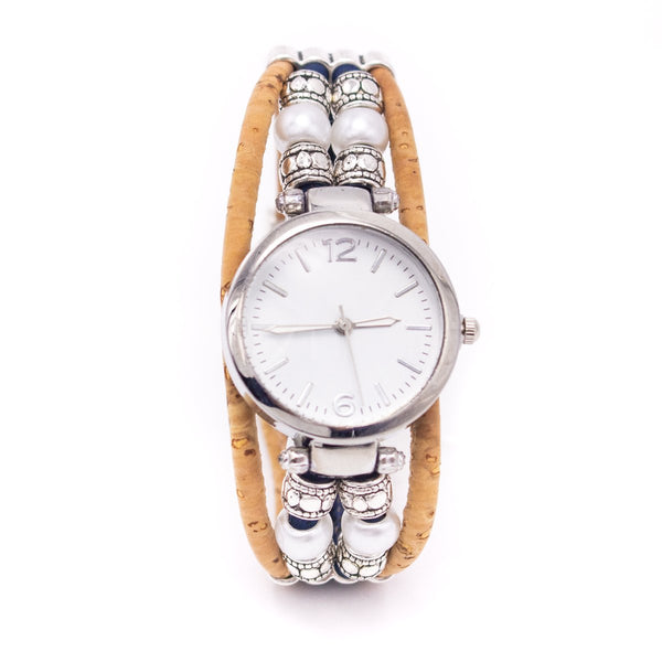 Handmade cork watch for women WA-142