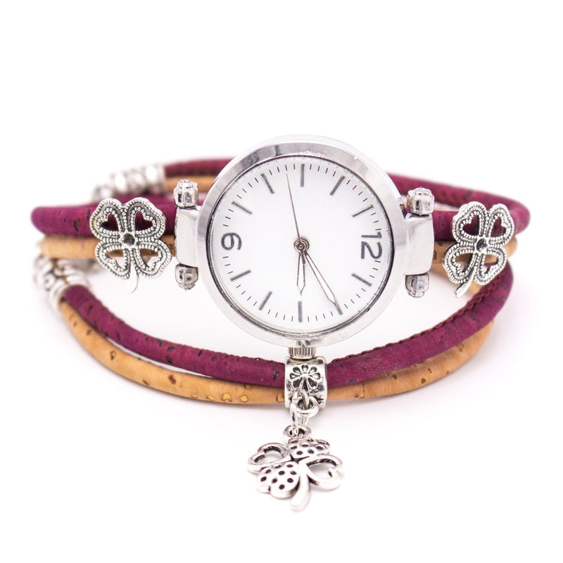 Handmade cork watch for women WA-144
