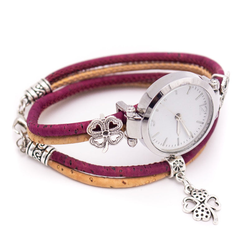 Handmade cork watch for women WA-144