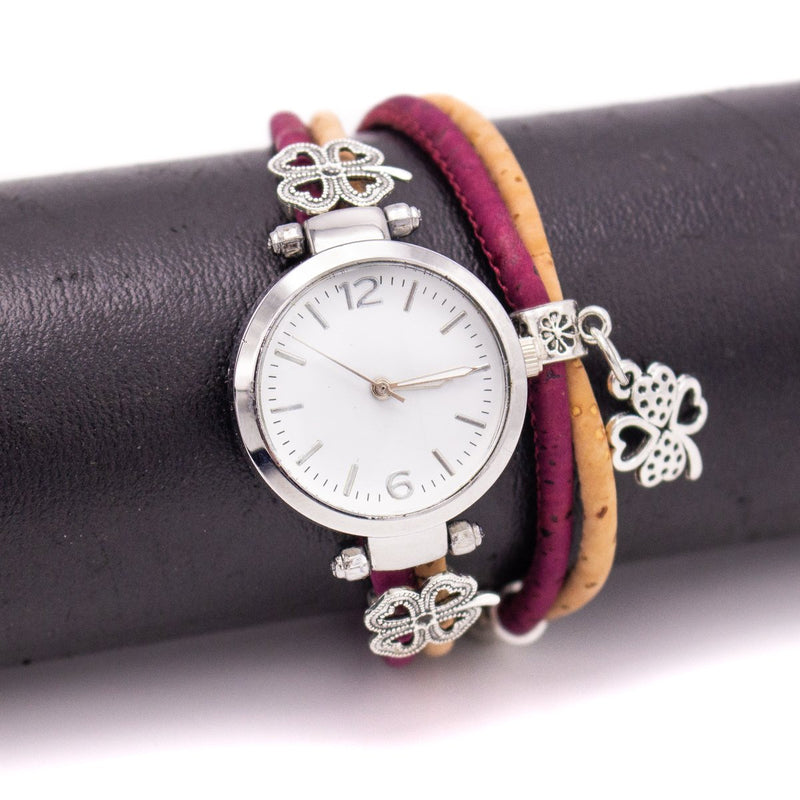 Handmade cork watch for women WA-144