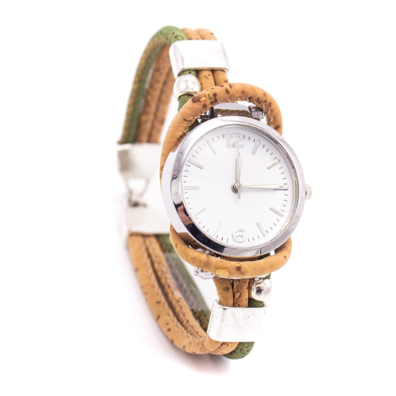 Handmade cork watch for women WA-146