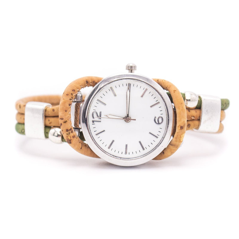Handmade cork watch for women WA-146