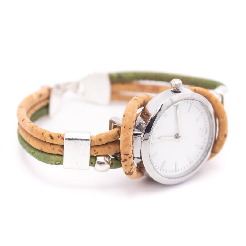 Handmade cork watch for women WA-146