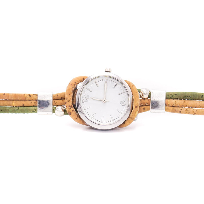 Handmade cork watch for women WA-146