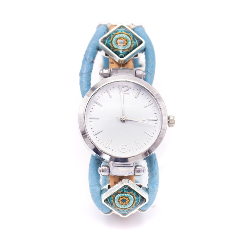 Handmade cork watch for women WA-148