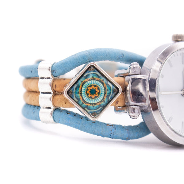 Handmade cork watch for women WA-148