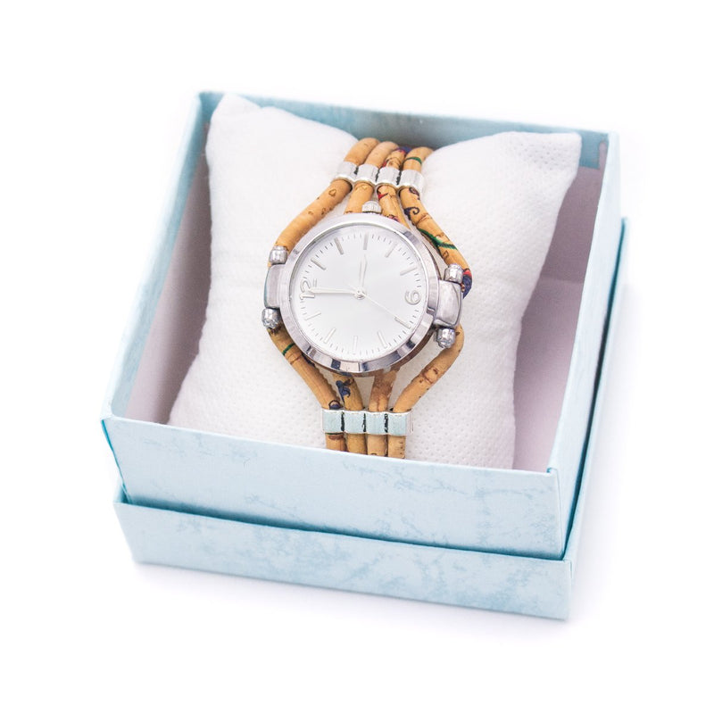Handmade cork watch for women WA-147