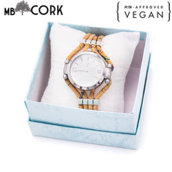 Handmade cork watch for women WA-147