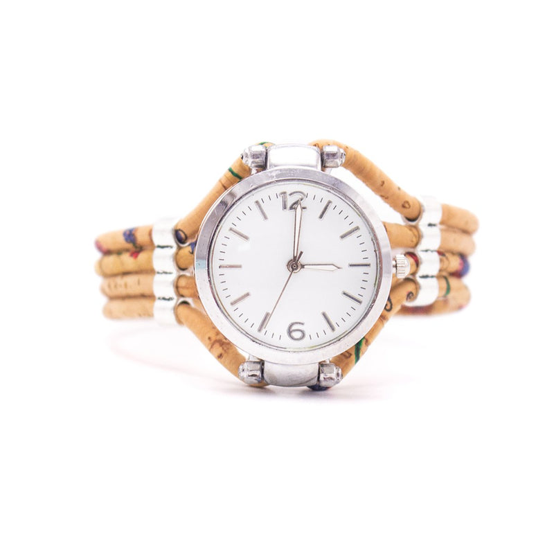 Handmade cork watch for women WA-147