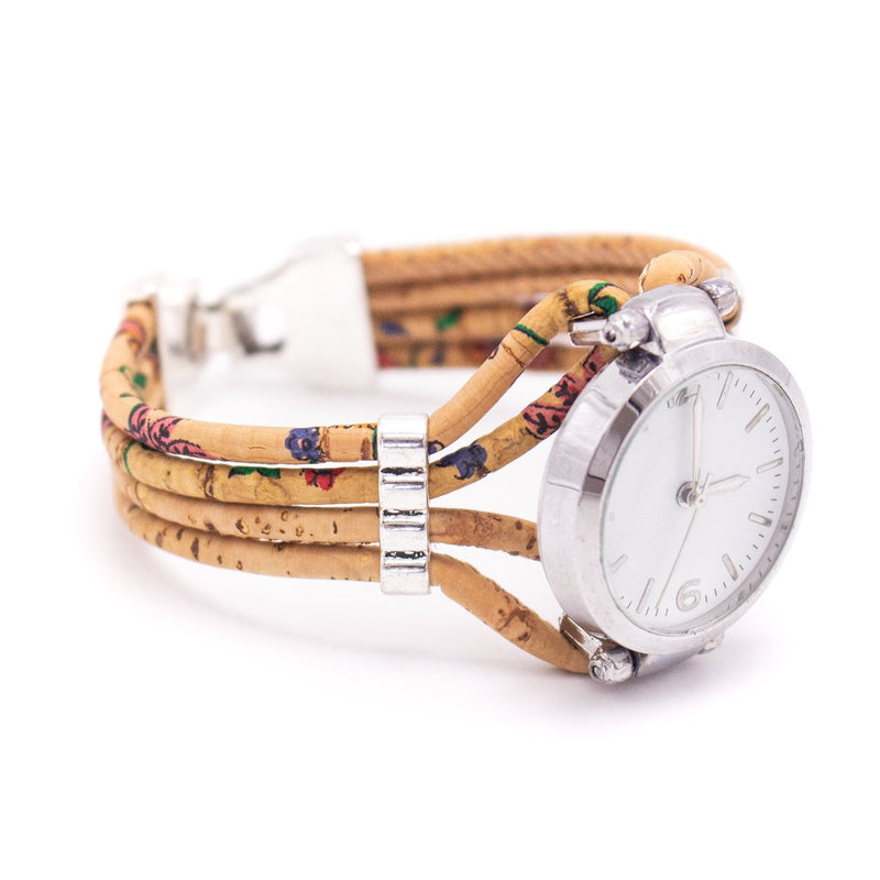 Handmade cork watch for women WA-147