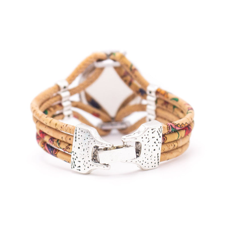 Handmade cork watch for women WA-147