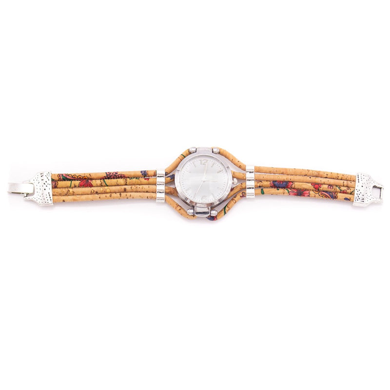 Handmade cork watch for women WA-147