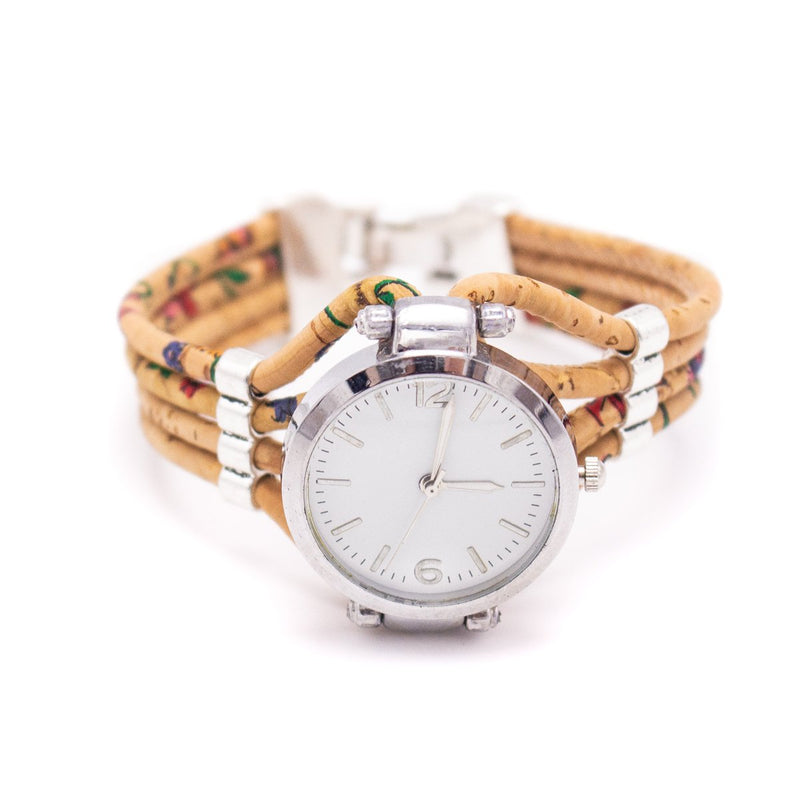 Handmade cork watch for women WA-147