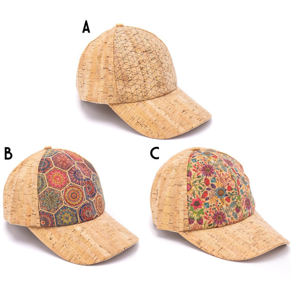 Cork hat natural women men cork Baseball cap L-058