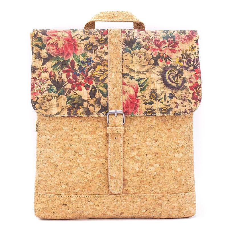 Cork Laptop backpack natural cork pattern Briefcase backpack BAG-619