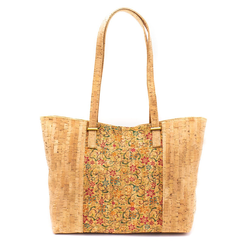 Natural cork bag with beautiful pattern women shoulder handbags BAG-374/624-handbag