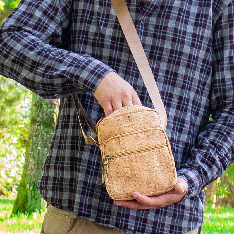 Natural Cork men crossbody bags Bag-304
