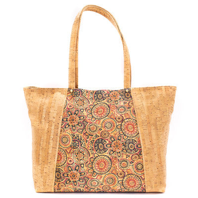 Sac Cabas Naturel et rose Fiu des courses