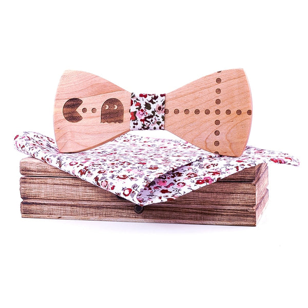 Noeud papillon en bois | Pacman